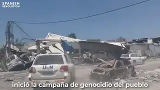 Esto no es una escena de una película post-apocaliptica, es Gaza
