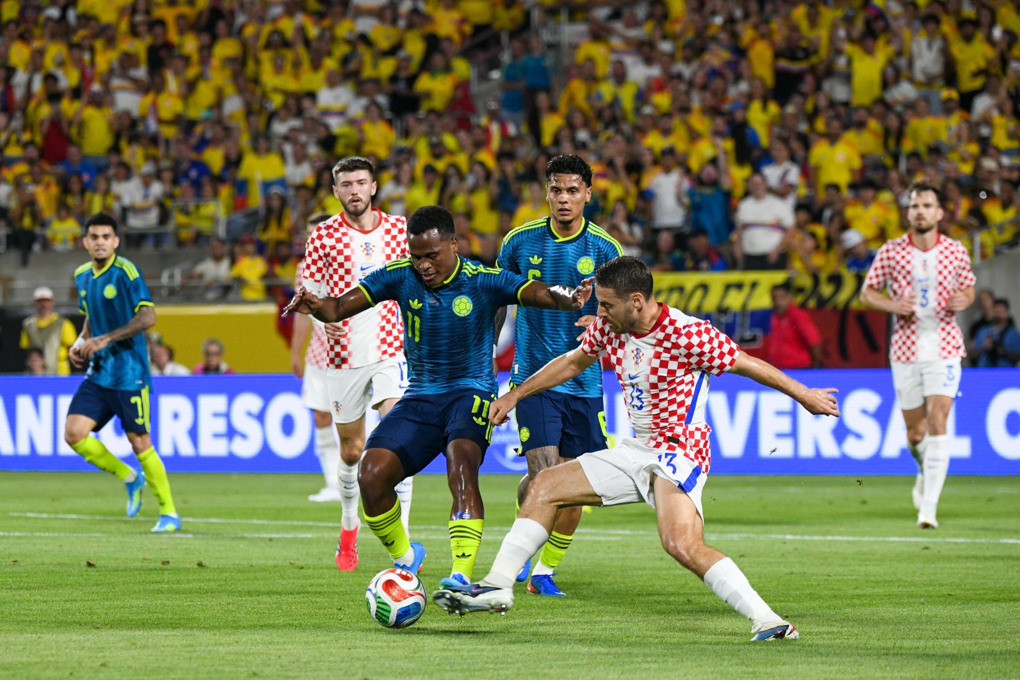 Colombia no pasó el examen ante Croacia: perdió 2 a 1 y sigue dejando dudas con el número 9