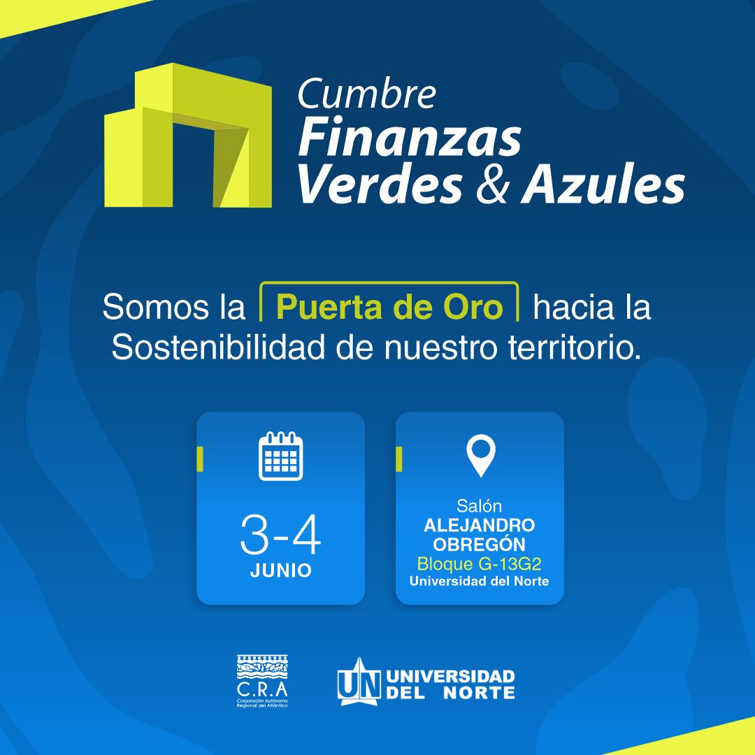 En Barranquilla primera Cumbre Finanzas Verdes y Azules del Caribe colombiano