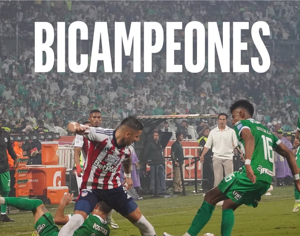 Junior no come de localía: logró el bicampeonato frente a Atlético Nacional y la anhelada estrella 12
