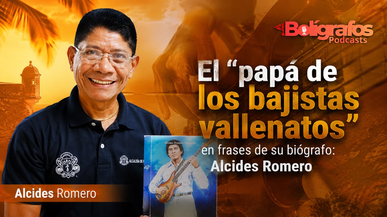 El “Papá de los bajistas vallenatos” en frases de su biógrafo: Alcides Romero