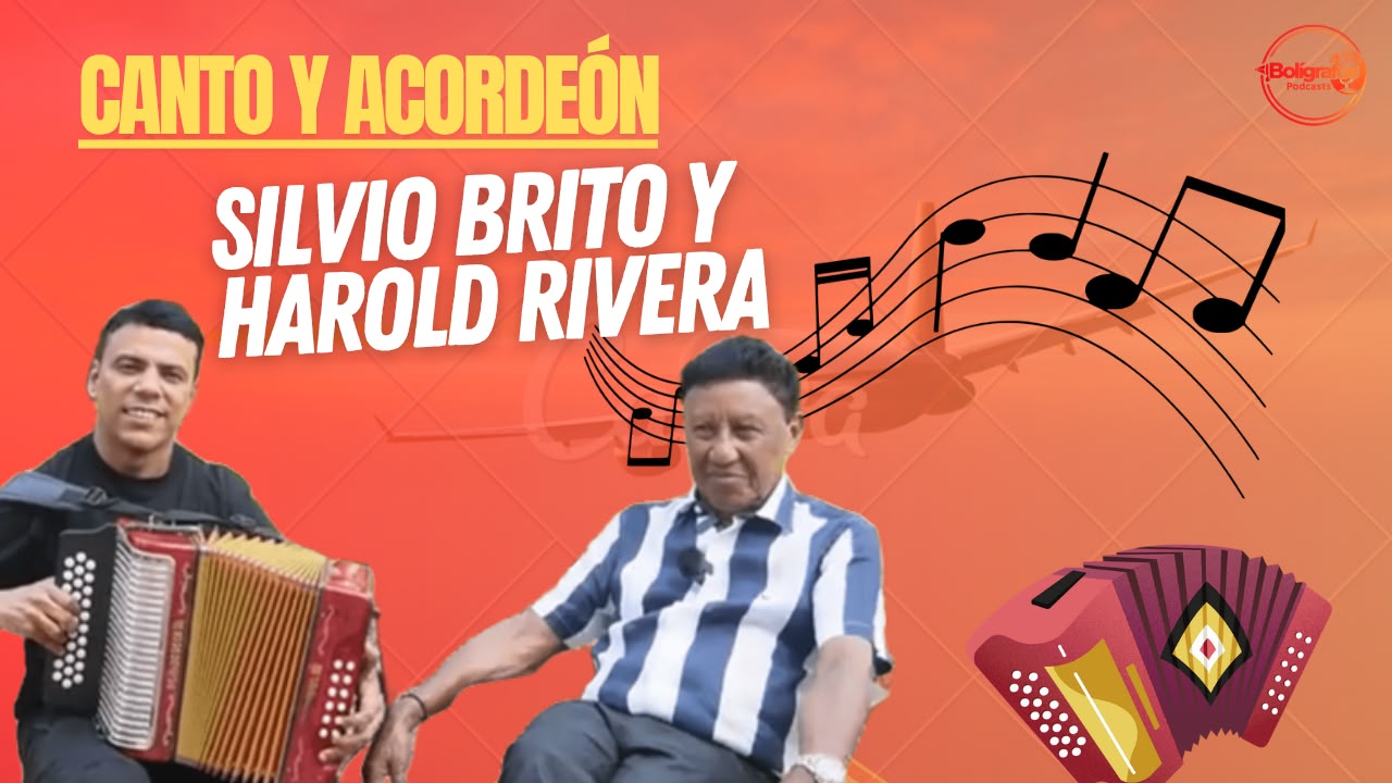 Canto y acordeón: Silvio Brito y Harold Rivera