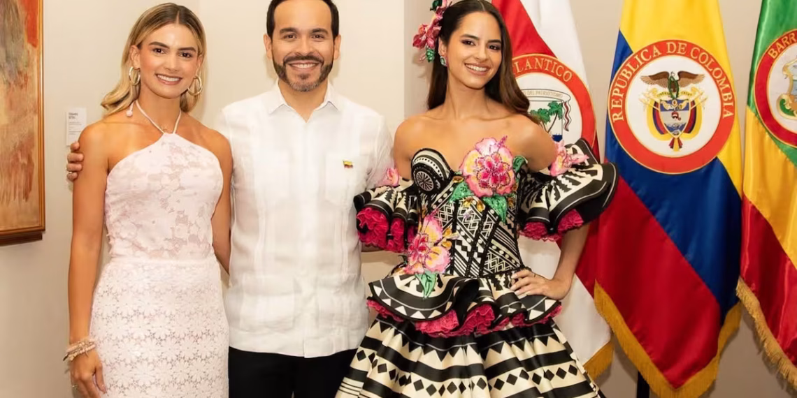 De La Espriella recibe a la reina Salwa y anuncia iniciativa para proteger y promover el Carnaval
