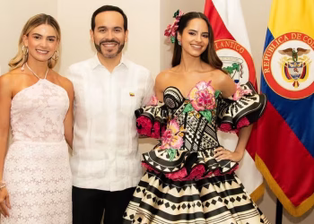 De La Espriella recibe a la reina Salwa y anuncia iniciativa para proteger y promover el Carnaval