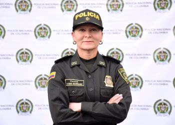 Sandra Rodríguez, la primera mujer en asumir el mando de la Policía Metropolitana de Barranquilla